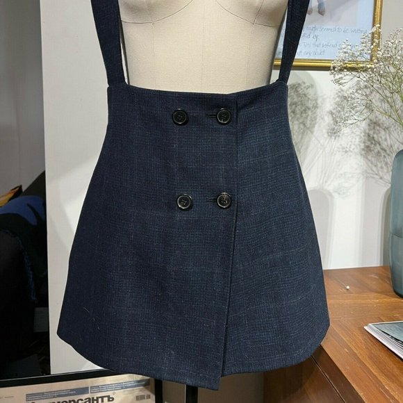 1350$ MAISON MARGIELA RARE SKIRT WOOL MINI SIZE XS 40 IT HERITAGE COLLECTION